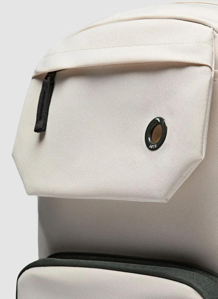 ANTA Unisex Large Capacity Backpack in Green/Light Grey – Lifestyle