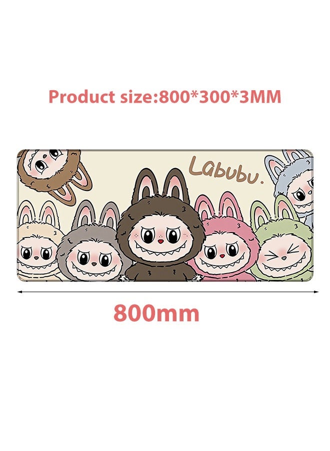 Miya PPMT Large Desk Mouse Pad, Waterproof Gaming Mouse Pad, 800 x 300 x 3mm,  Gaming Mouse Pad, XL Desk Mat, Non-Slip Desk Mat, XL Gaming Mouse Pad, Thick Rubber Desk Pad Mouse Pad, Suitable for Gaming, Office, and Home Use  - Image 2
