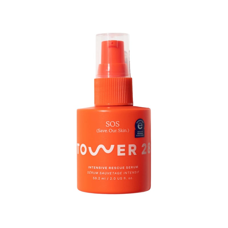 Tower 28 SOS Intensive Rescue Serum for Sensitive Skin, Hypochlorous Acid Skin Care, Helps Reduce Face Redness, Safe for All Skin Types, 2 FL Oz - Image 1