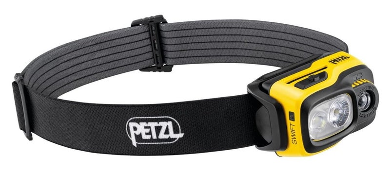 PETZL, Headlamp Swift Rl Black/Yellow, Compact, Powerful, Lightweight, and Rechargeable headlamp Featuring Reactive Lighting® Technology®. 1100 lumens - Image 1