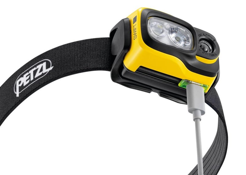 PETZL, Headlamp Swift Rl Black/Yellow, Compact, Powerful, Lightweight, and Rechargeable headlamp Featuring Reactive Lighting® Technology®. 1100 lumens - Image 4