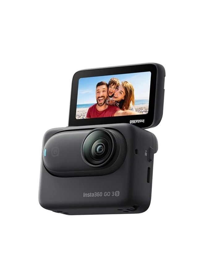 INSTANT insta360 GO 3S (128GB) Black-Small & Lightweight Action Camera, Portable & Versatile, Hands-Free POV, Mount Anywhere, Multifunctional Action Pod, Waterproof, for Travel, Sports, Vlog, Digital Zoom - Image 2