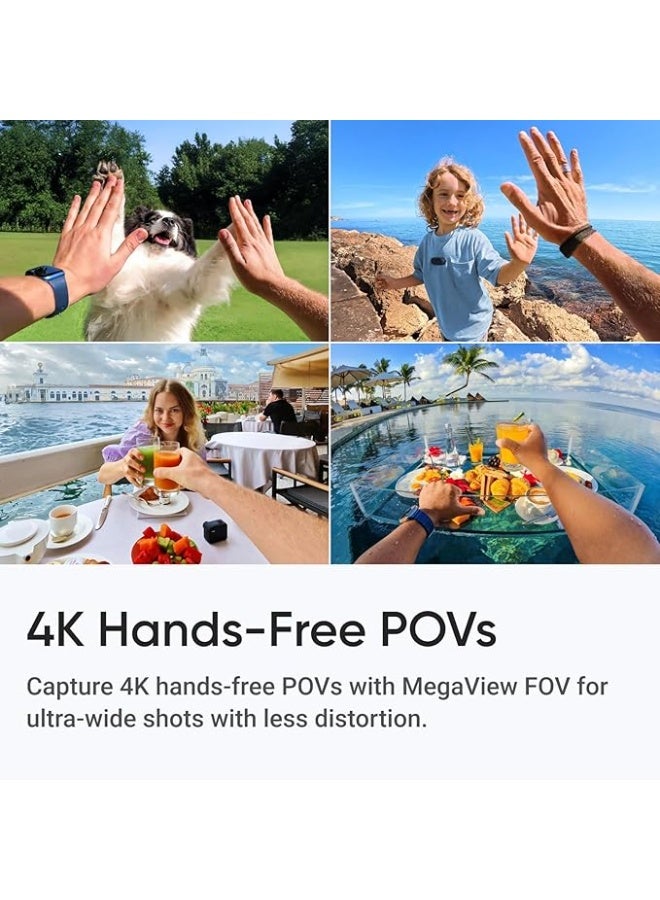 INSTANT insta360 GO 3S (128GB) Black-Small & Lightweight Action Camera, Portable & Versatile, Hands-Free POV, Mount Anywhere, Multifunctional Action Pod, Waterproof, for Travel, Sports, Vlog, Digital Zoom - Image 5