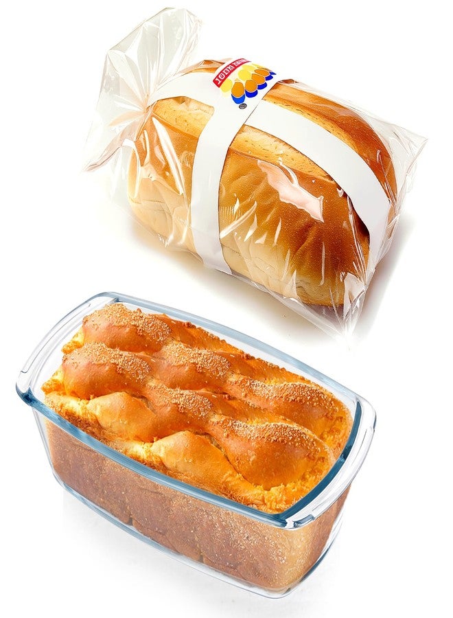 BAKEWAY Loaf Pans for Baking Bread with Lids Large 1800 ML/1.9 Qt Baking Dish With Lid Baking Set, Meatloaf Pan Set, Loaf Pan For Baking Bread, toast, Cakes, Oven Pan, Banana Bread Pan - 2Pcs - Image 3