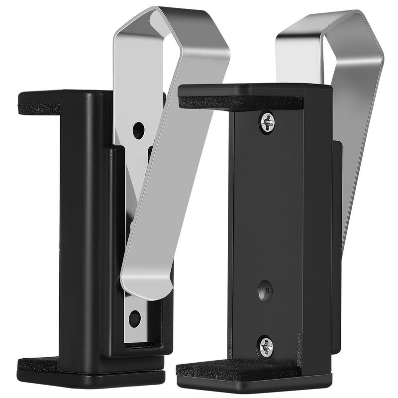 2Pcs Black Plastic Garage Door Remote Holder Clips for Car Sun Visor Compact Design Quick Access - Image 2