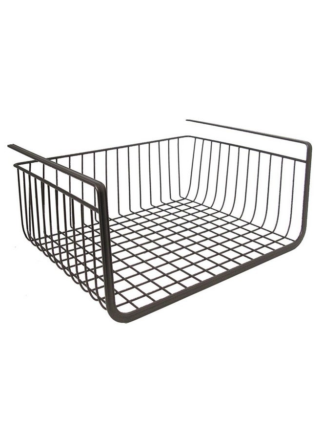 Styleys Metal Under Shelf Basket Wire Rack For Extra Cabinet Storage 13.5-Inch Set Of 1 Black - S11027A - Under Cabinet, Hanging Shelves - pzsku/Z081F00B4B40B6BE41232Z/45/_/1740982639/e2eb4348-0445-4f8c-91b8-3e84717dc590