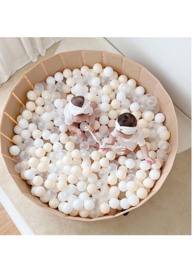 حفرة كرة أطفال قابلة للطي مع حوض رمل ومسبح الرمل المتكامل - مسبح اطفال صغير محمول يعمل كصندوق رمل للاطفال وحوض رمال للاطفال مع حاجز رمل مثبت - Image 5