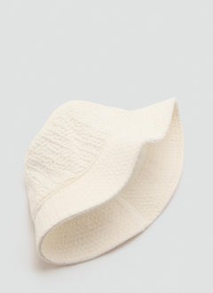 MANGO Textured Cotton Bucket Hat  - Image 2