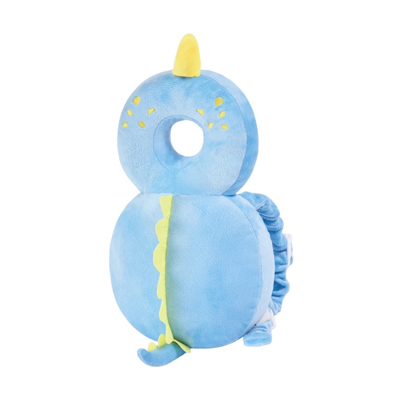 KingCheer Baby Back Potection Toddler Safety Protector Cushion Pad Toddler Backpack for Crawling Walking Adjustable Toddlers Back Safety Pad for Boys and Girls(Blue Dinosaur) - Image 4