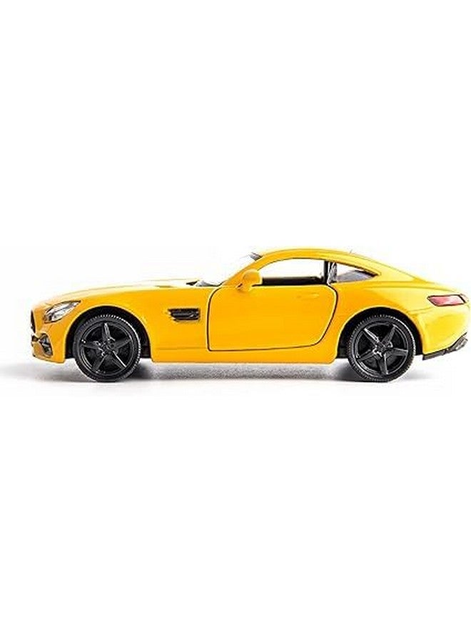 RMZ City 1:36 Scale Diecasting Alloy Car Model Mercedes-Benz AMG GTS Car Model Toy Car Pull Back Vehicles Toy Car for Toddlers Kids Boys Girls Gift (Yellow) - Image 5