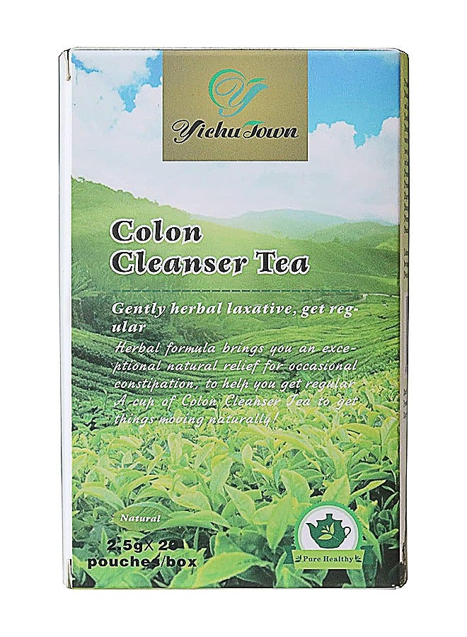 Wins Town Colon Cleanser Tea, Herbal Laxative Tea, Relieve Constipation and Body Detox, Supports Healthy Gut and Digestion, 20 Tea Bags  - Image 1