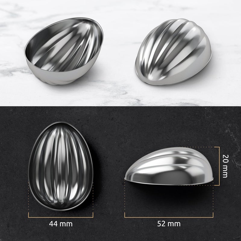 BIOL Lot 40 Oreshki Mold Oven Cookies Maker Oreshnitsa ÐžÑ€ÐµÑˆÐ½Ð¸Ñ†Ð° - Cookie Mold Oreshek Cake - Nut Cookie Shaped Molds - Mini Metal Mold Form Nuts for Sweet Russian Nuts Oreshki Molding for Baking - Image 2