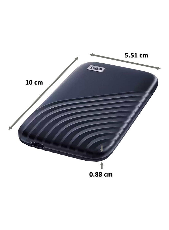 My Passport 1TB USB 3.2 (Type-C) Solid State Drive Password Protection, WDBAGF0010BBL-WESN 1 TB