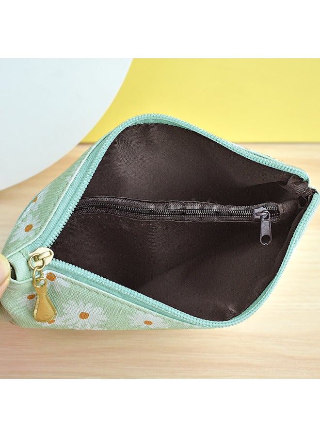Simple Bag Women's Hand Bag Casual All-match Mobile Phone Bag Style Zipper Women's Small Square Bag Mobile Phone Bag Fashionable Soft-Color:Pink - Image 5