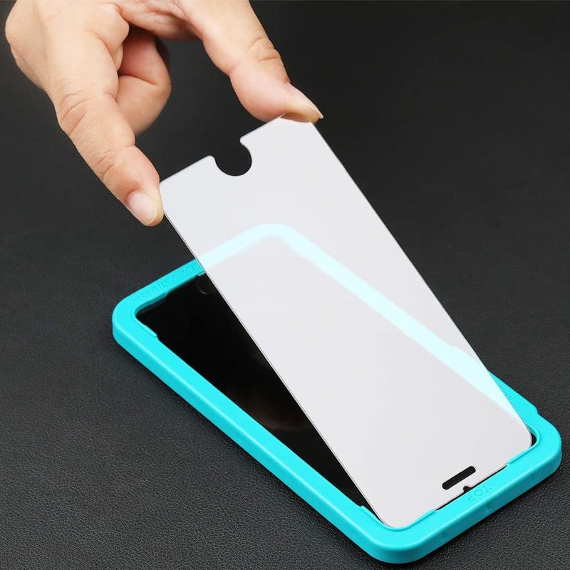 Screen Protector For Iphone SE 2022/SE 2020/7/8 (4.7 Inches),with 2Pcs Tempered Glass,1Pc Camera Lens Protector,1Pc Backing Carbon Fiber Film 【Fingerprint Reader,Easy to install】 - Image 3