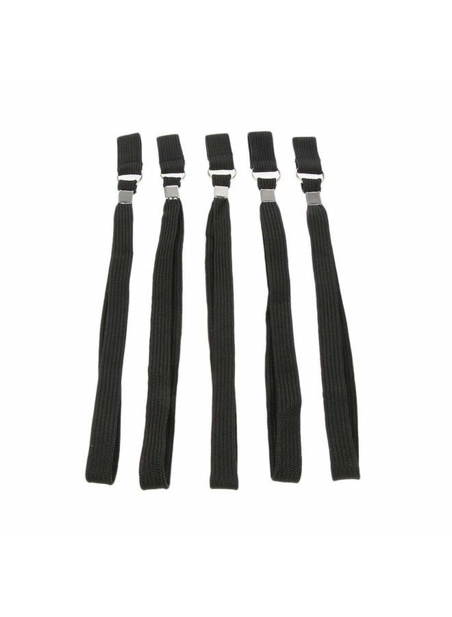 Comfort Axis Replacement Stretchable Elastic Wrist Straps for Walking Canes, Black, Pack of 5 - Image 5