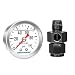 MEASUREMAN 0100Psi Stainless Steel Glycerin Filled Fuel Pressure Gauge 112 Dial Size with 6AN Fuel Pressure Take Off Fitting Adapter Aluminum 18 NPT Center Back Mount - Image 2