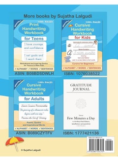 Independently Published Cursive Handwriting Workbook for Teens: A cursive writing practice workbook for young adults and teens: 2  - Image 2
