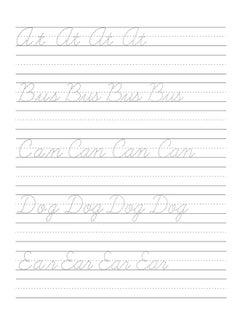 Independently Published Cursive Handwriting Workbook for Teens: A cursive writing practice workbook for young adults and teens: 2  - Image 5