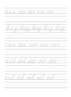 Independently Published Cursive Handwriting Workbook for Teens: A cursive writing practice workbook for young adults and teens: 2  - Image 3