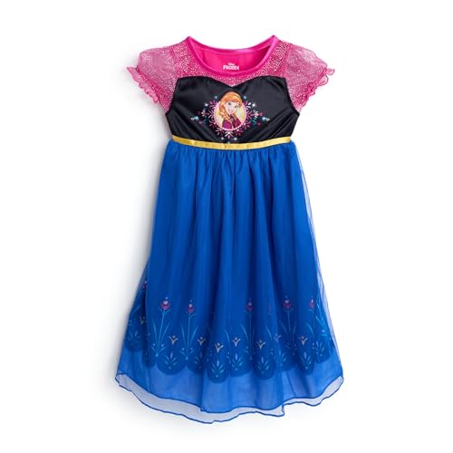 Disney Girls' Frozen Fantasy Gown Nightgown, HAPPY ANNA 2, 6 - Image 1