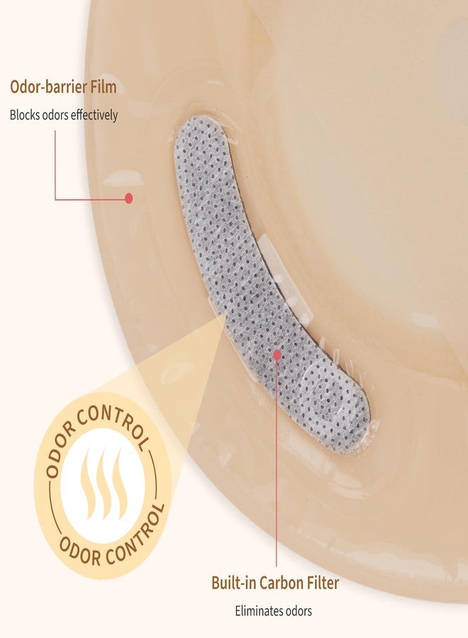 DERAYMI 20 PCS Colostomy Bags Ostomy Supplies One Piece Ostomy Bags, Ostomy Drainable Pouches for Ileostomy Stoma Care Cut-to-Fit 20-65mm Hook-and-Loop Closure - Image 5