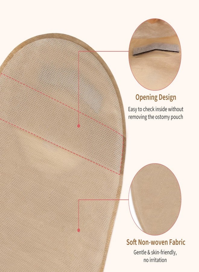 DERAYMI 20 PCS Colostomy Bags Ostomy Supplies One Piece Ostomy Bags, Ostomy Drainable Pouches for Ileostomy Stoma Care Cut-to-Fit 20-65mm Hook-and-Loop Closure - Image 4