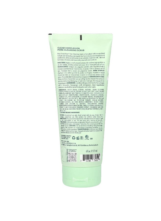 Petal fresh Petal Fresh, Pure, Clear Complexion Pore Cleansing Scrub, Tea Tree, 6 fl oz (177 ml)  - Image 2