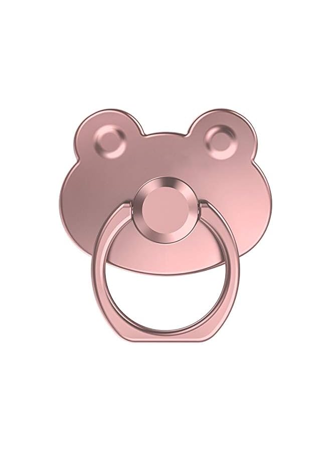 MIRUN - Frog Mobile Phone Holder, Universal 360-degree Rotary Mobile Phone Stand Holder Smartphone Android - Rose Gold - Image 1