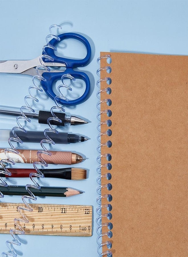 Kosh حلقة ربط حلزونية بلاستيكية شفافة عالية الجودة من كوش (20 مم) - Image 5