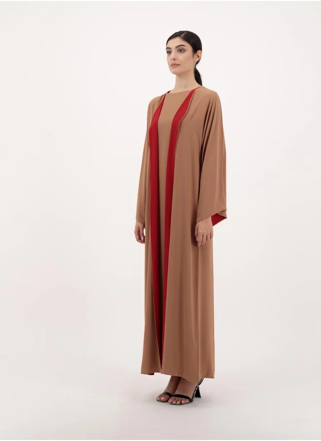 Meem by Mariyah Dual side abaya with sheila