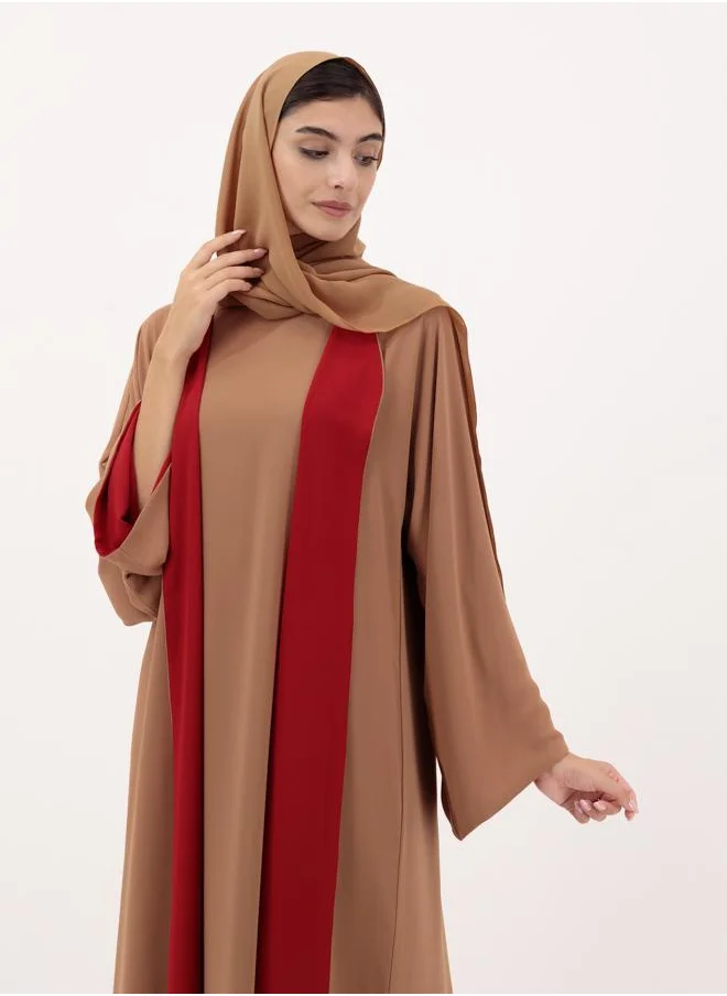 Meem by Mariyah Dual side abaya with sheila