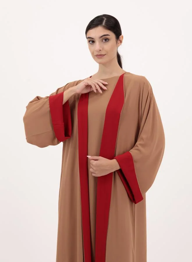 Meem by Mariyah  Dual side abaya with sheila for Women | Best Price UAE