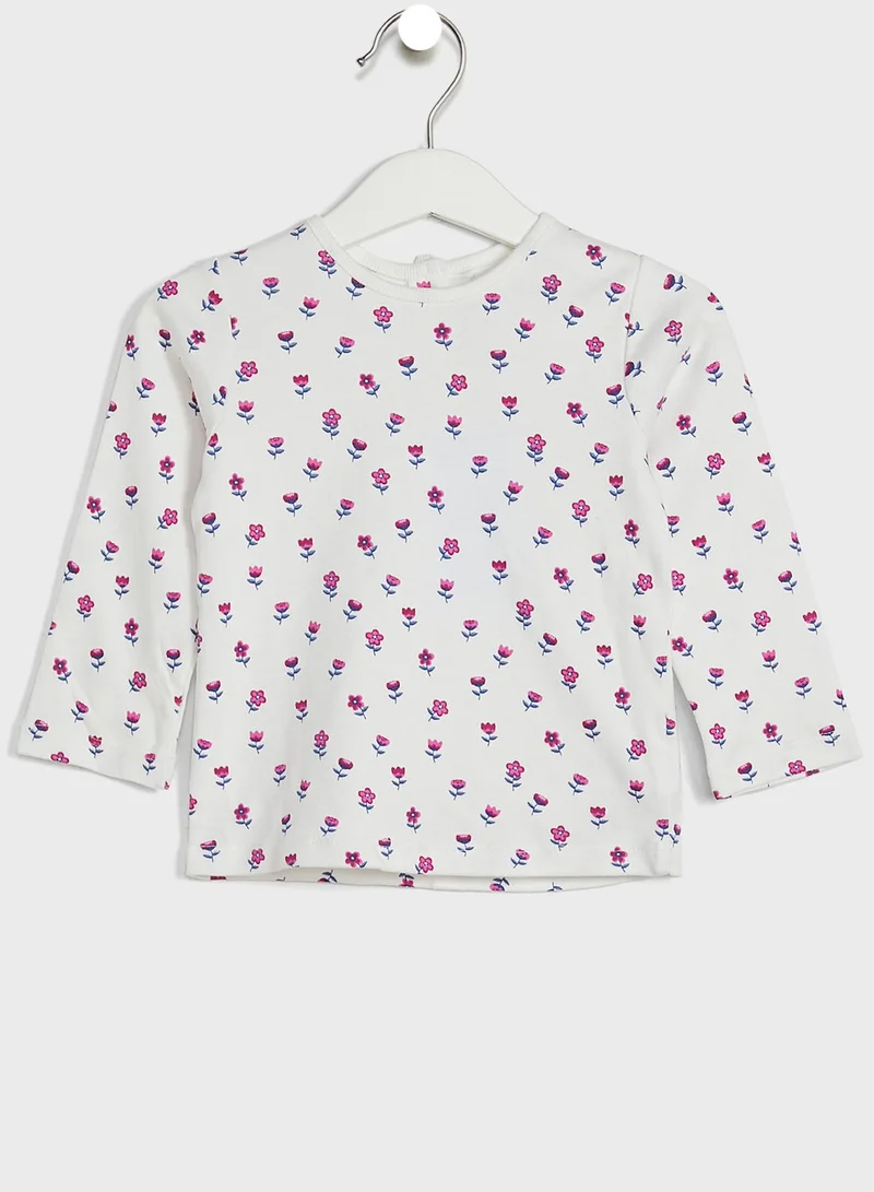 JoJo Maman Bebe Kids Bunny Print Dress & Top Set