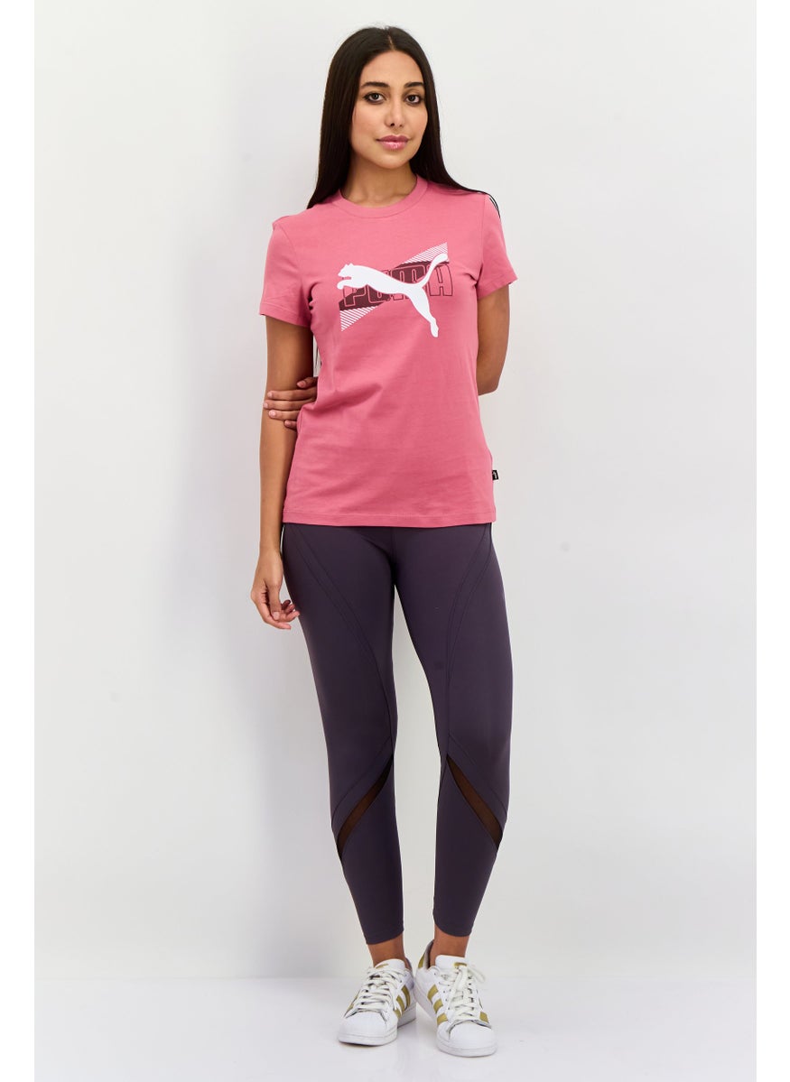 PUMA Women Sportswear Fit Short Sleeves Outdoor T-Shirt, Rose Pink  - Image 4