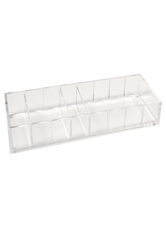 russell+hazel Acrylic Compartment Bloc, 12” x 4” x 1.5," 3 Moveable Dividers, 1 Count, 98141 - Image 1