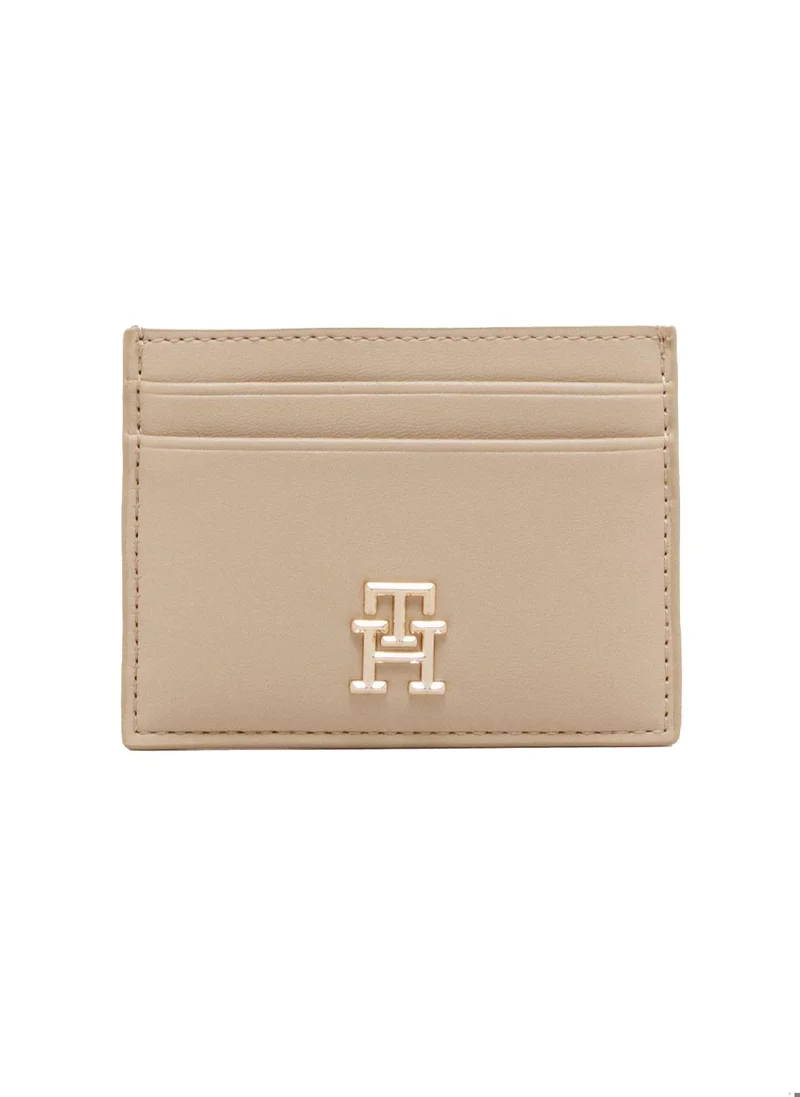 TOMMY HILFIGER Women's Th City Credit Card Holder -  Smooth finish, White