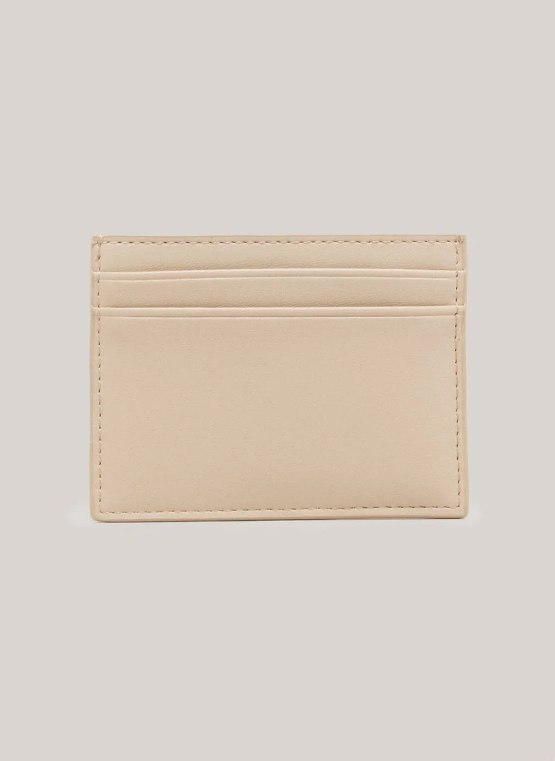 TOMMY HILFIGER Women's Th City Credit Card Holder -  Smooth finish, White