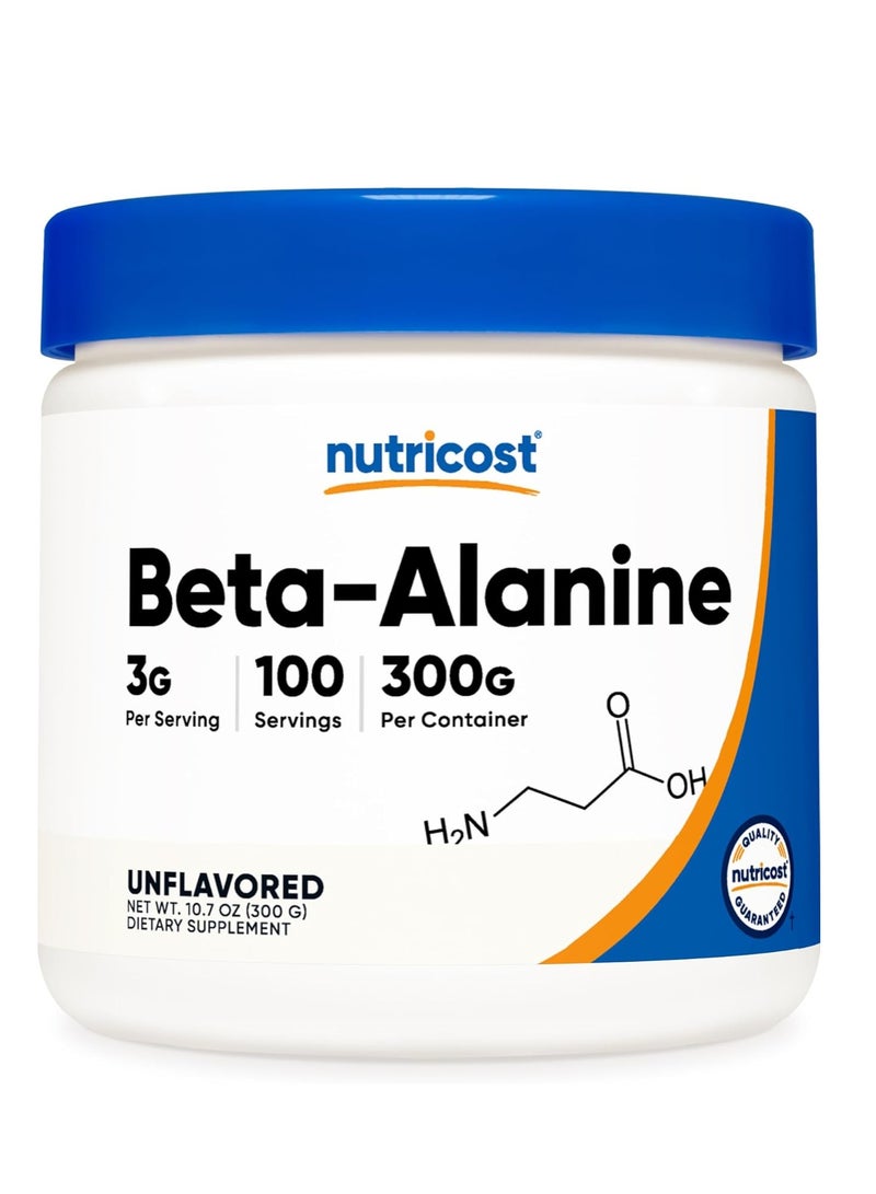 مسحوق بيتا ألانين 300 جرام 100 حصة - Image 1