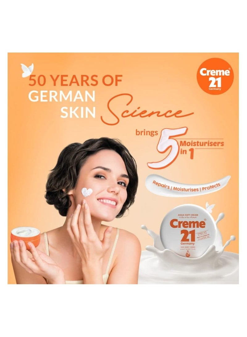 Creme 21 Aqua Soft Cream, 250 ml - Image 3