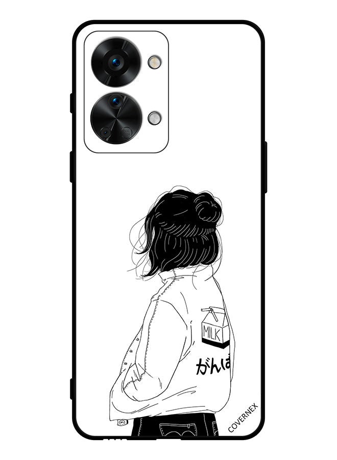 Covernex Protective Case Cover For OnePlus NORD 2T Girl Thinking Very Deep - Image 1