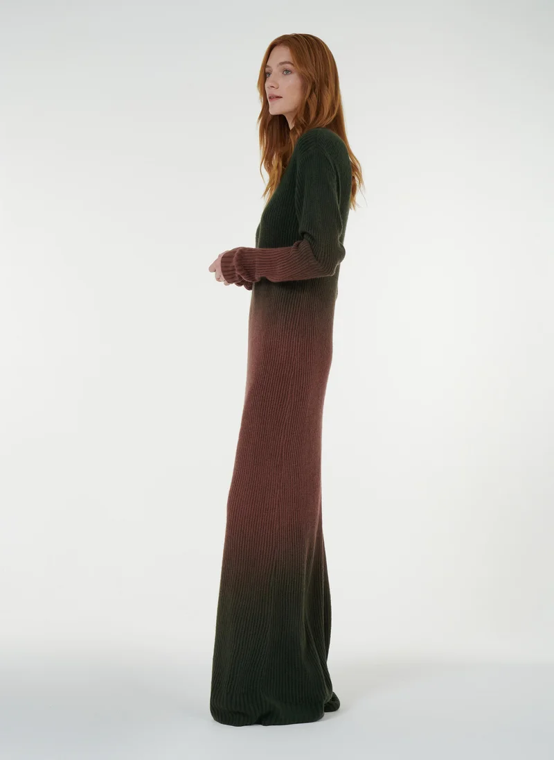 leem  Tie-Dye Knitted Dress for Women | Best Price UAE