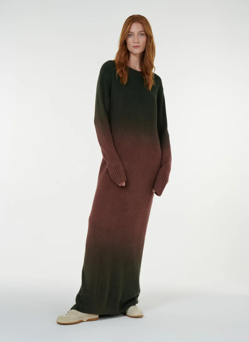 leem Tie-Dye Knitted Dress