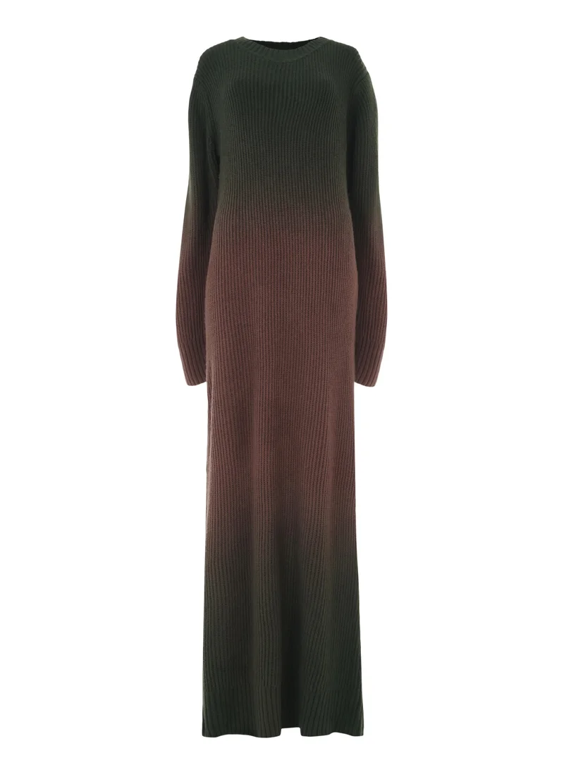 leem  Tie-Dye Knitted Dress for Women | Best Price UAE