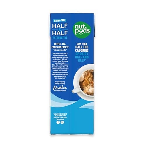 nutpods unsweetened Half & Half Dairy-Free Coffee Creamer - Image 4