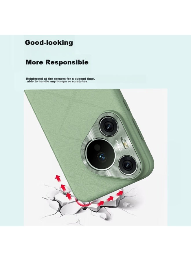 Purecolor Phone Case For Huawei Pura70pro And Pura70pro+, Full Lens Protection, Slim, Shockproof, Anti-fingerprint, Simple And Stylish, Soft Edge Hard Shell - Starry Gray - Image 3