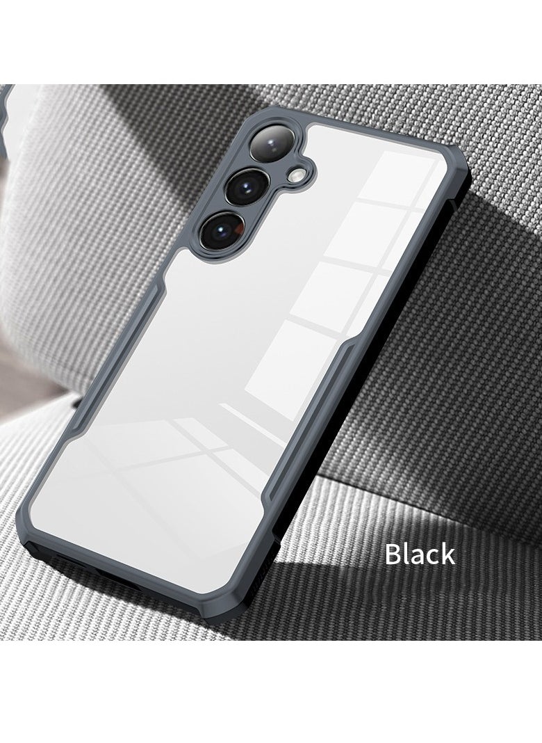 Generic Samsung Galaxy A55 Mobile Phone Case Cover, Ultra-Thin Lightweight Cover Soft TPU Bumper + Acrylic Clear Back Case Cover  - Image 2