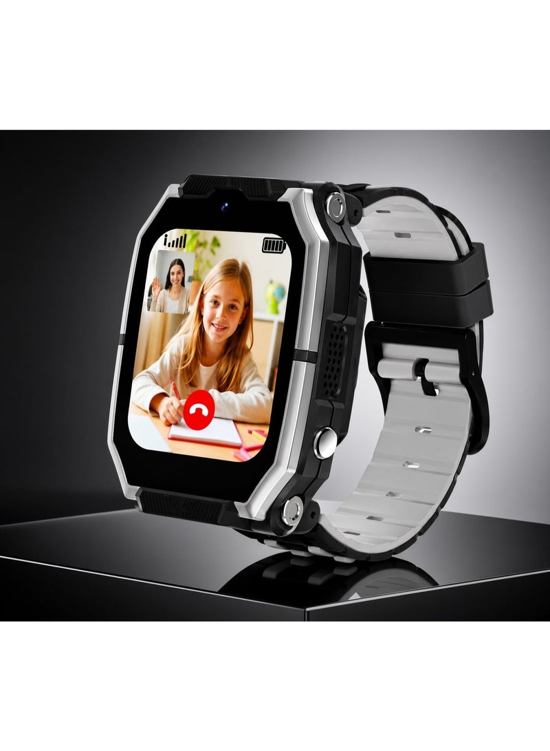 Smartberry C13 Kids Smart Watch with 5G 4G Video Calling, 360° Rotatable Dual Camera, SIM Card Support, HD Full Touchscreen, Voice Calling, GPS Tracking, Interactive Digital Smartwatch for Boys & Girls - Image 2