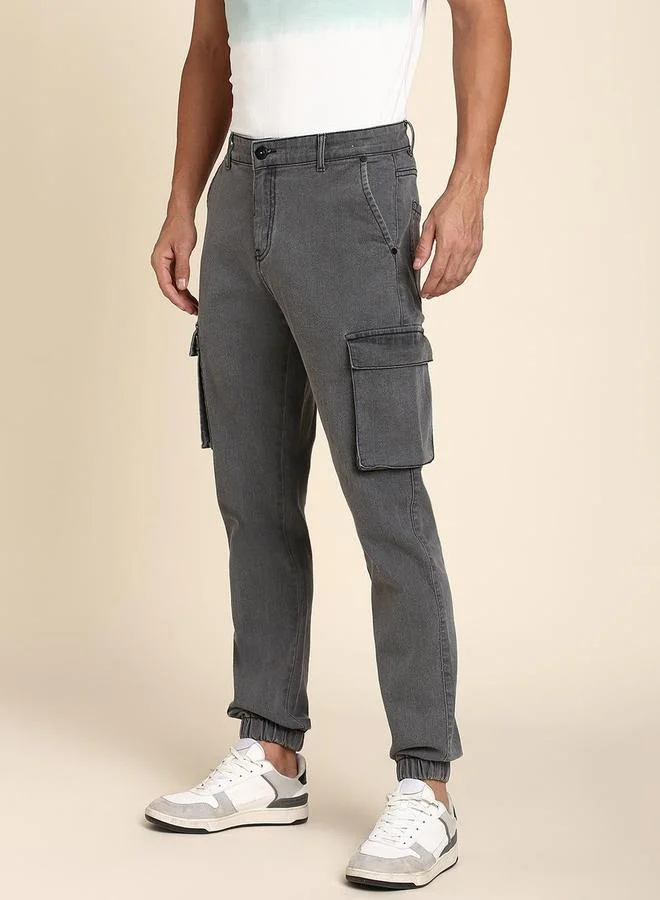 Dennis Lingo Dennis Lingo Light Wash Cargo Jogger Jeans