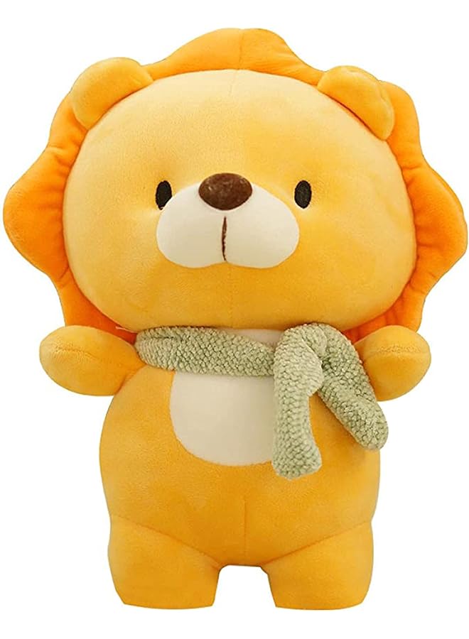 The Bros دببة محشوة على شكل أسد لطيف، 11.8 بوصة وسادة ناعمة للحضن، ألعاب محشوة، هدايا عيد ميلاد للأطفال، هدايا عيد الشكر، زينة منزلية، هدايا حفلات - Image 1